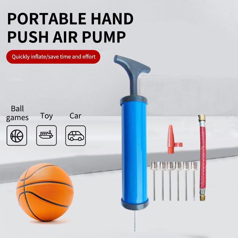 Balloon Pump Hand - 10個入り／セット ミニポータブル手動空気入れキット（空気入れ針付き） - サッカー、バスケットボール、フットボール、バレーボール用 - 空気入れセット