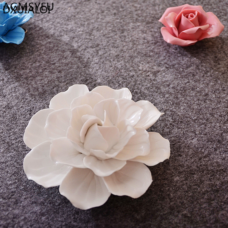 1個入り、壁に貼るセラミック製の花のウォールステッカー、手作 - Flower Wall Panel のレビューと価格