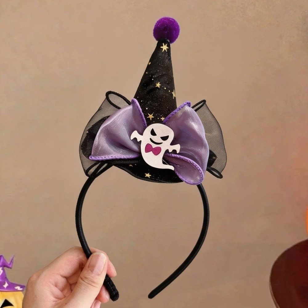 面白い蜘蛛のハロウィーンヘッドバンド、かぼちゃのリボン、ハロ - Party Hat Cone のレビューと価格