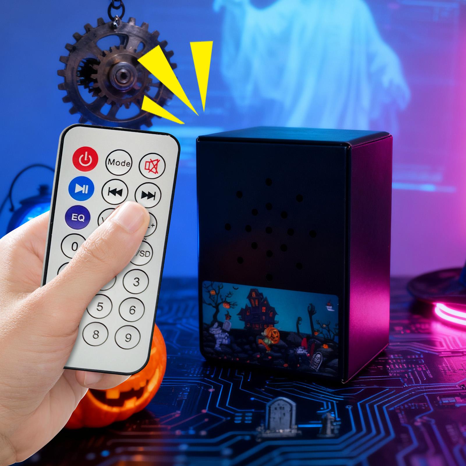 ハロウィーン用サウンドプレーヤー、リモコン付き、おどろおどろ - Event Party Box のレビューと価格
